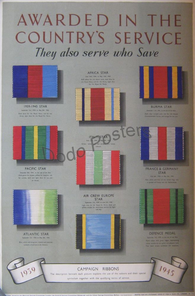 Awarded Countrys Service