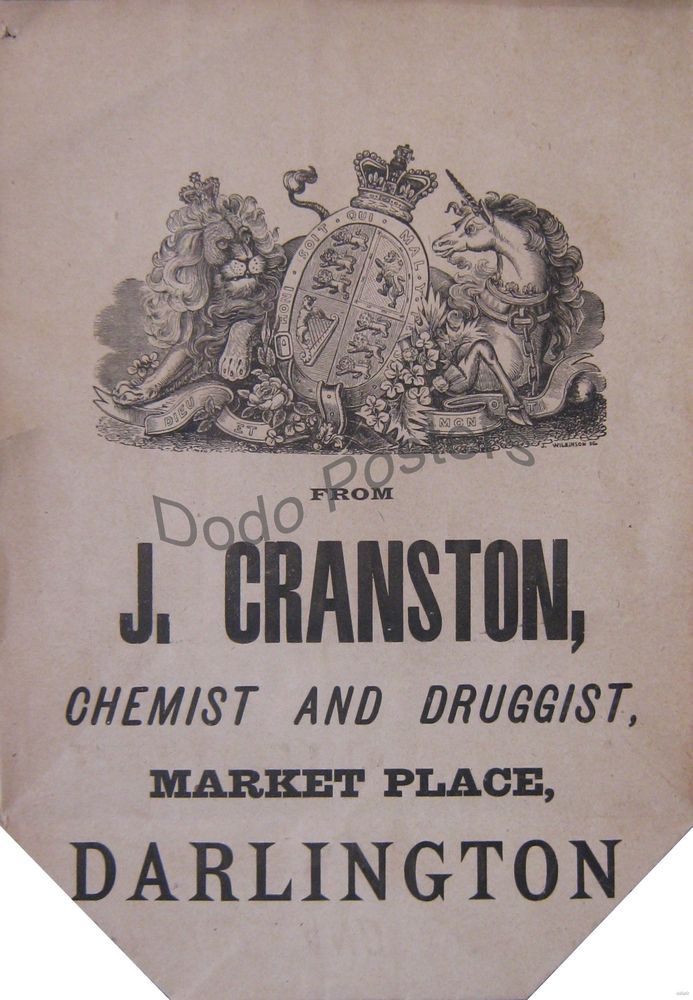 J Cranston Chemist Darlington