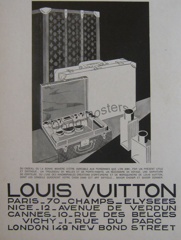 Vintage Louis Vuitton ad (1960s)