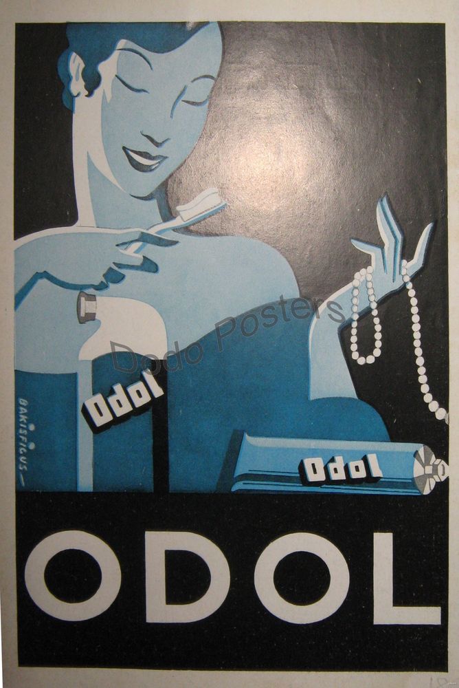 Odol Toothpaste Pearls Dodo Posters