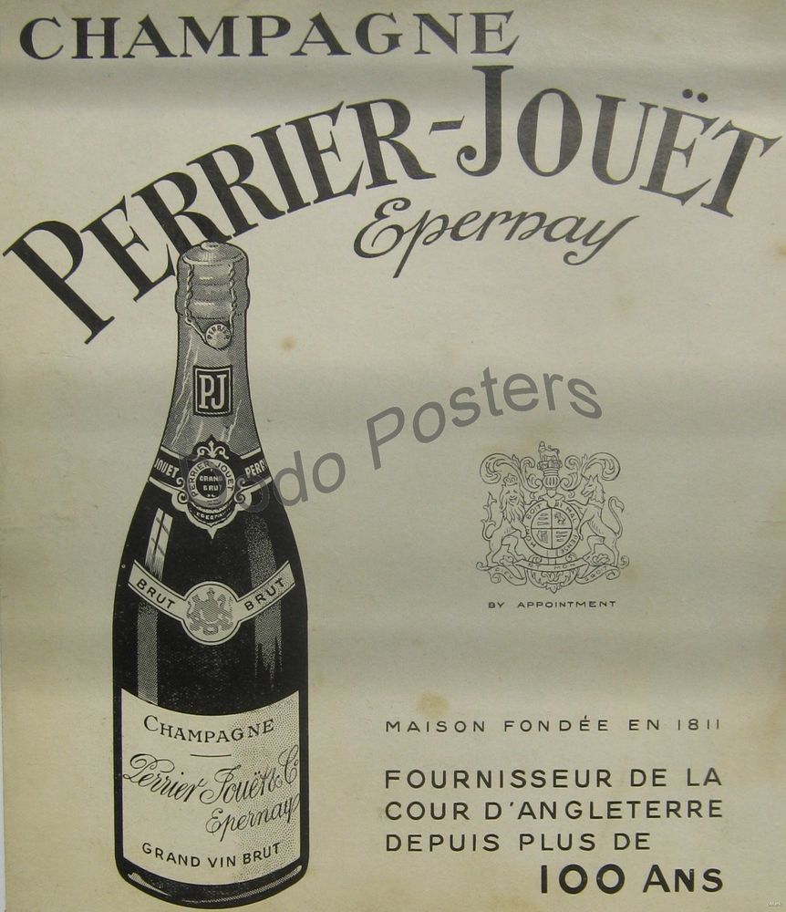 Perrier Jouet Champagne - Dodo Posters