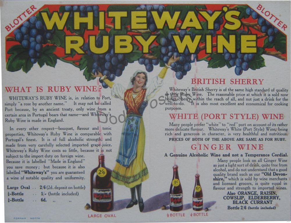 Whiteways Ruby Wine