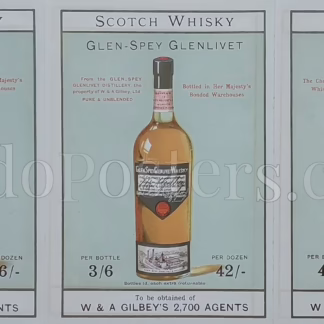 W. & A. Gilbey – Scotch Whisky Price List