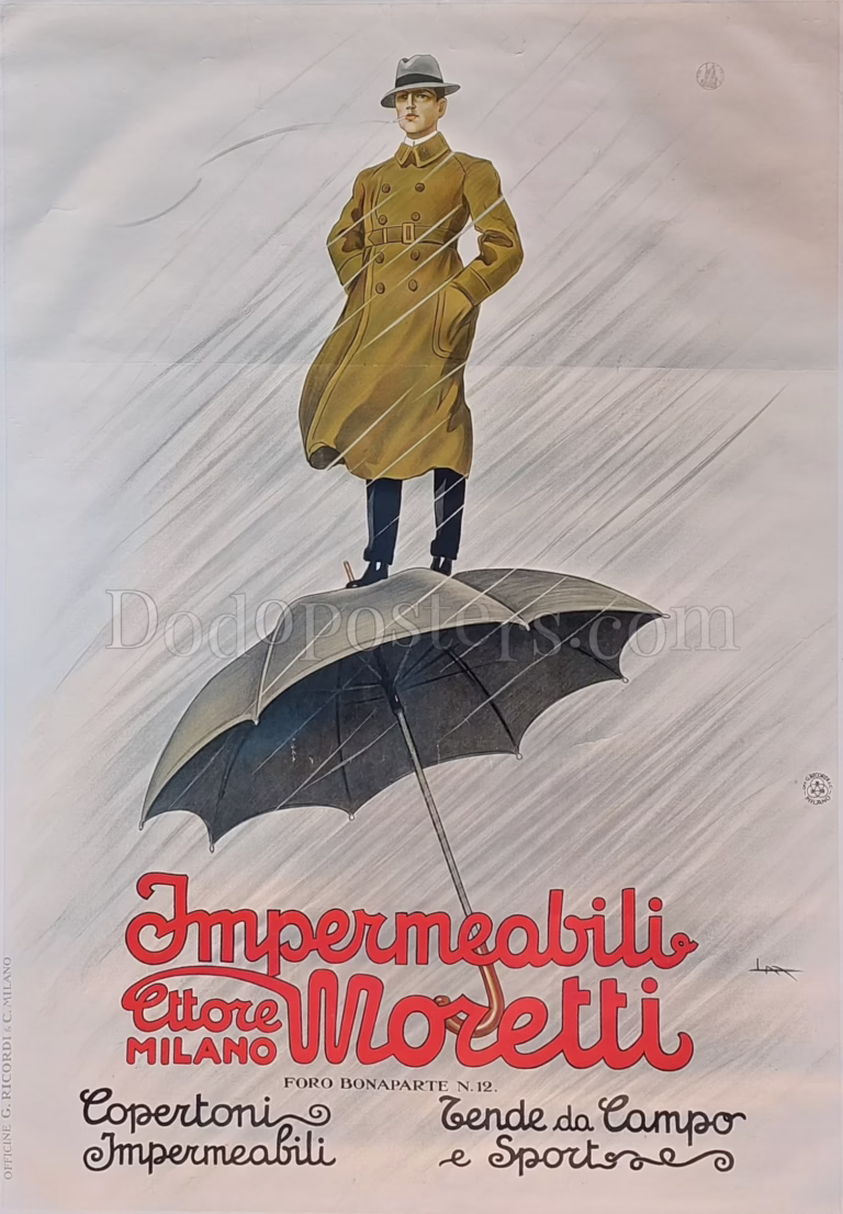Ettore Moretti – Impermeabili, Milano