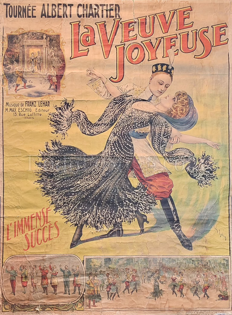 La Veuve Joyeuse – Tournée Albert Chartier