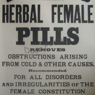 Baldwin's Herbal Female Pills