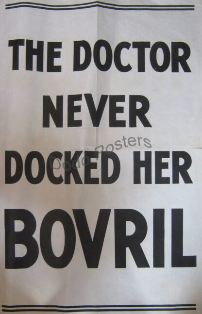 Doctor Never Docked Her Bovril