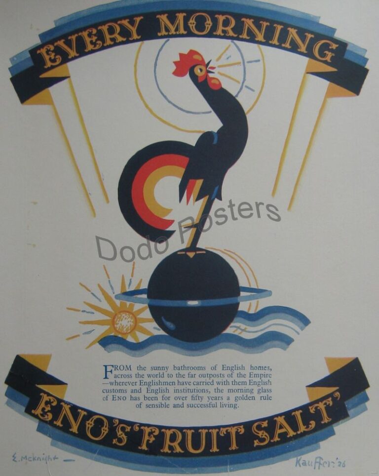 Eno's Fruit Salt Every Morning (rooster)