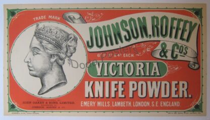 Johnson, Roffey & Co.s Victoria Knife Powder