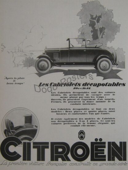 Citroen - Les Cabriolets (1 car)