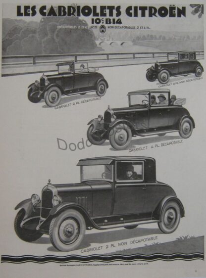 Citroen - Les Cabriolets (4 cars)