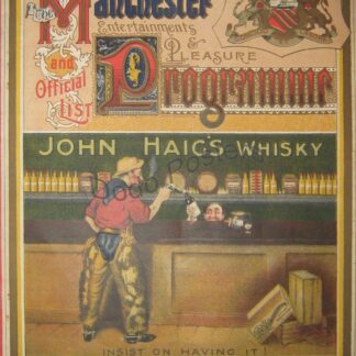 Manchester Programme - John Haig's Whisky