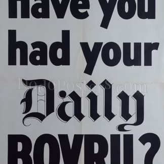 Bovril – Have you had your Daily Bovril?