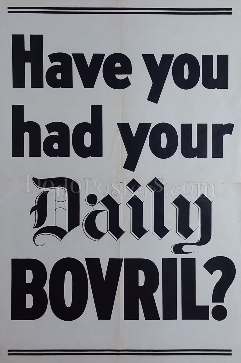 Bovril – Have you had your Daily Bovril?