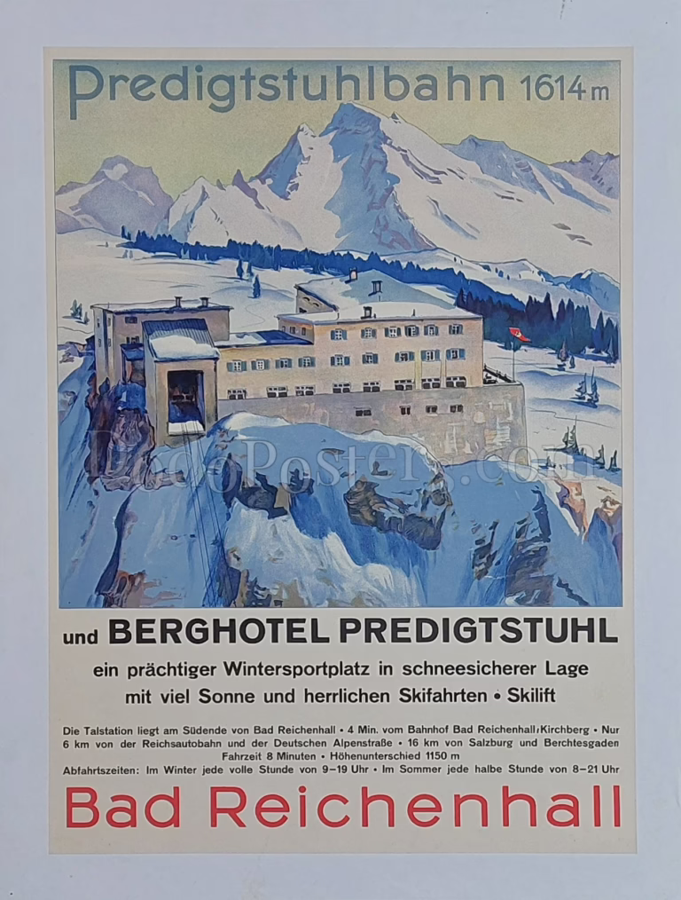 Predigtstuhlbahn and Berghotel Predigtstuhl – Bad Reichenhall