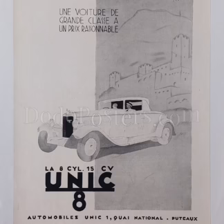 UNIC 8 – Voiture de Grande Classe