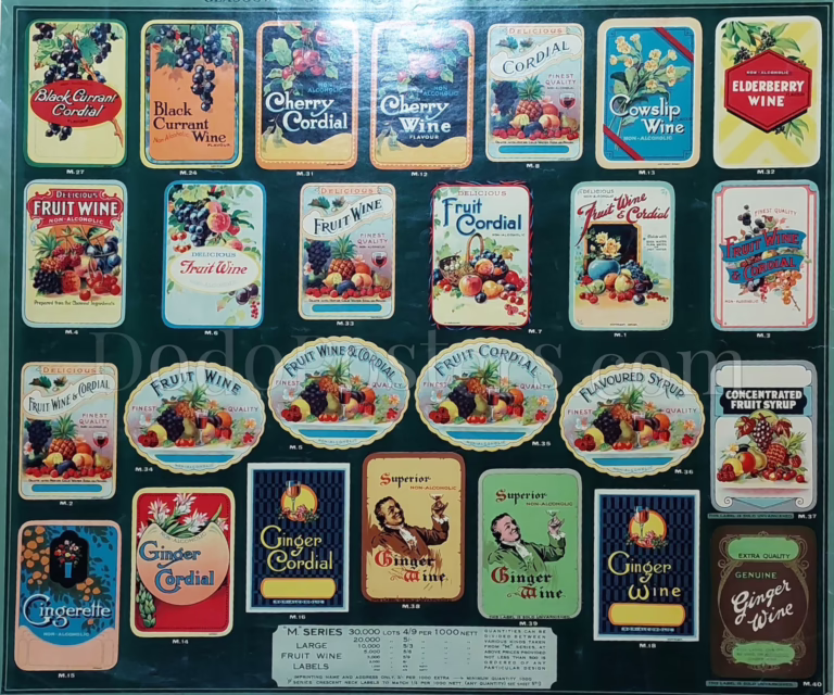 Murdoch Fruit Drink Labels Sheet 8