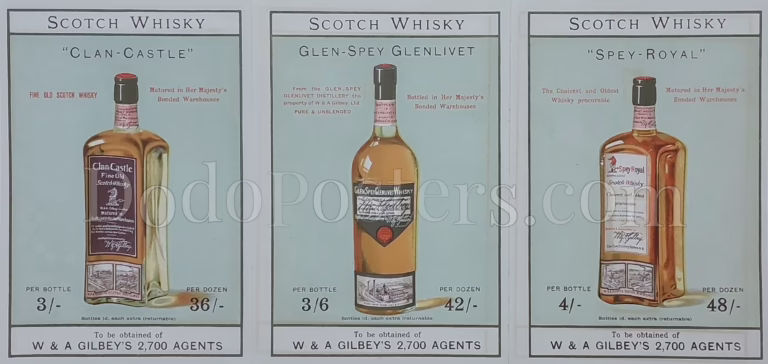 W. & A. Gilbey – Scotch Whisky Price List