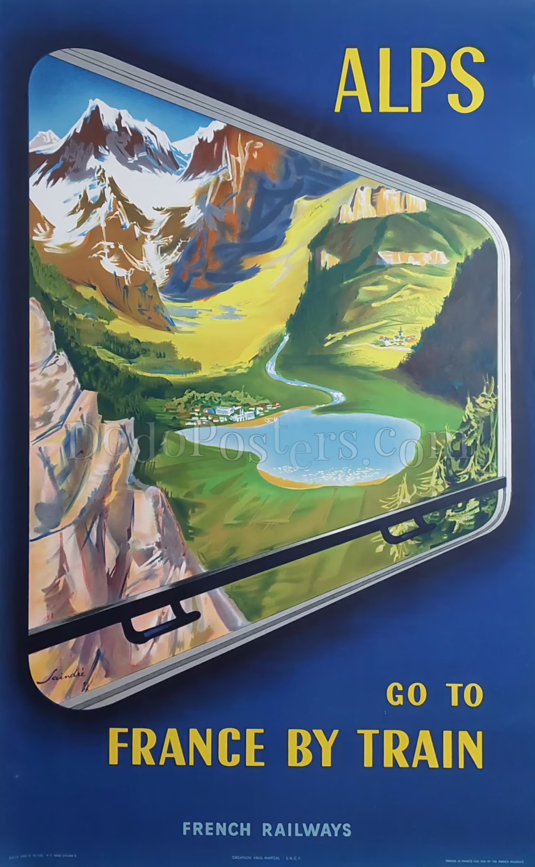 Alps – Go to France by Train