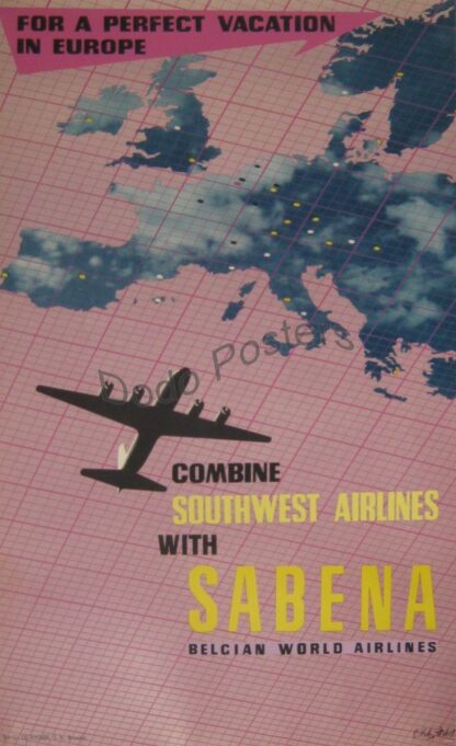 Sabena - SouthWest Airlines - Vacation in Europe