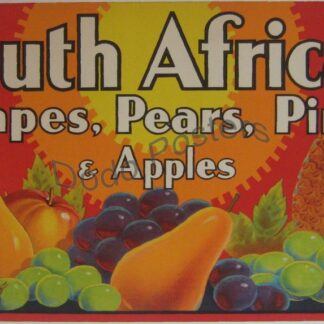 South African Grapes Pears Pines & Apples