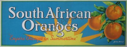 South African Oranges - empire oranges in summertime