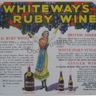 Whiteway's Ruby Wine